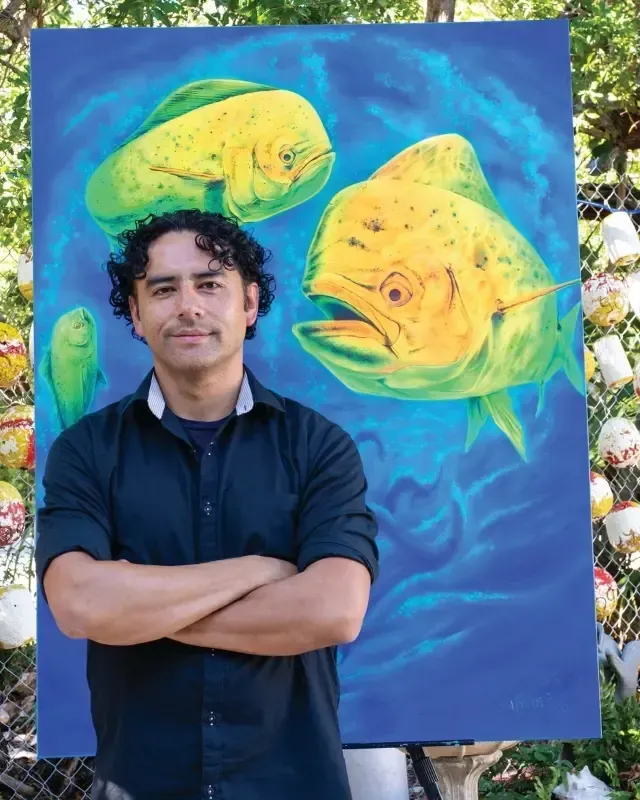Portrait of Tomas Florez, aka Tomas Florez Art